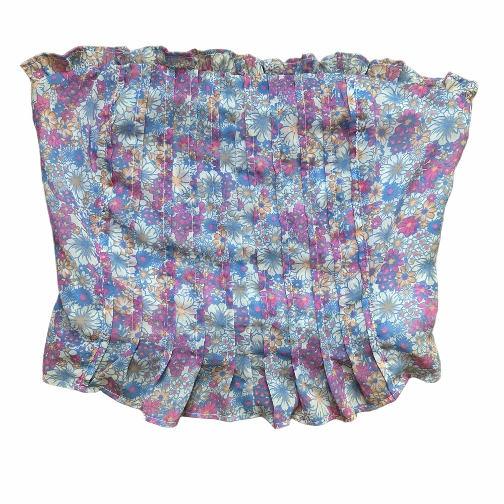 Japna Floral Crop Top Size Medium